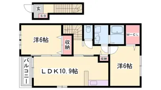 フォルストⅢ【2階】の間取り