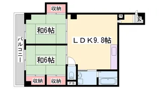 寿ハイツ【302号室】の間取り