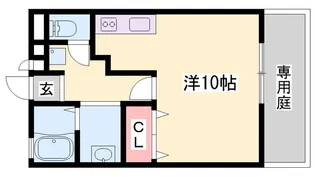 ル・シェルコート【102号室】の間取り