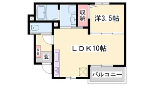 カーサ・ヴィラジオ【1階】の間取り