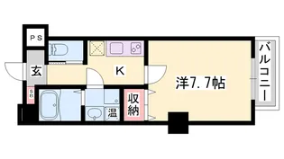 レジデンスM姫路【3階】の間取り