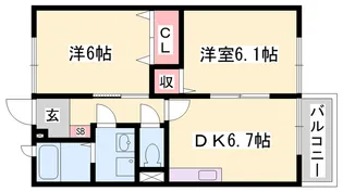 サンフレッチェC【1階】の間取り