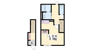 スマートハイツ【201号室】の間取り