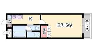 パークヴィレッジ【101号室】の間取り