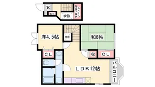 プレインカーサ【202号室】の間取り