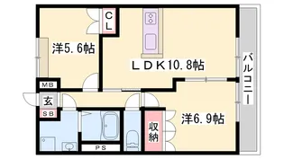 エルシオンⅠ【1階】の間取り