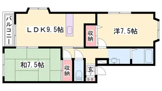 メゾン付城【2階】の間取り