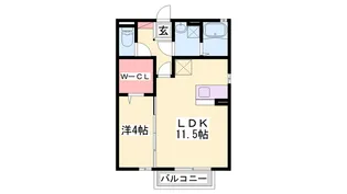 エクセル熊見【2階】の間取り