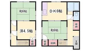 兵庫県姫路市北原【一戸建】の間取り