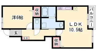 Jasmine【1階】の間取り