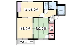 ハイツ上滝野【1階】の間取り
