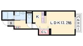 イマージュ【103号室】の間取り