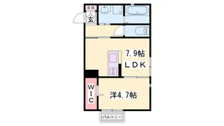 コンフォート黒崎【2階】の間取り