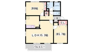 フォレストアベニュー【2階】の間取り