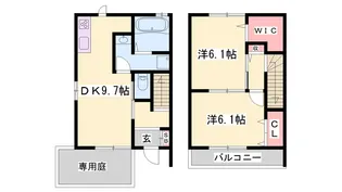 ソフィアルミエールⅡ【101号室】の間取り