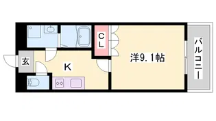 フォレストハウス【1階】の間取り