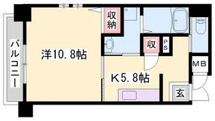 ライフタウンⅢ【8階】の間取り