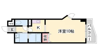 ジュネス・アビタシオン【3階】の間取り