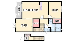 アバンツァート野村 I【2階】の間取り