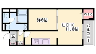 OA FLAT御立東Ⅱ【2階】の間取り