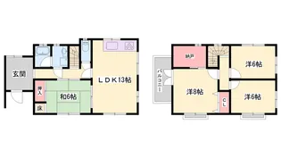兵庫県姫路市西庄【一戸建】の間取り