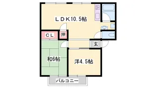 サンシティ【201号室】の間取り