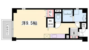 サクシード姫路駅南【4階】の間取り