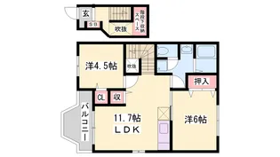 シャルマンヴィレッジ A【2階】の間取り