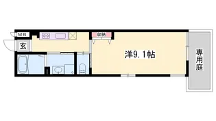 ア・ラ・メルシー【108号室】の間取り