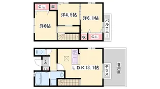 アローイン【1階】の間取り