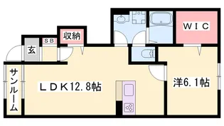 アリビオ【1階】の間取り