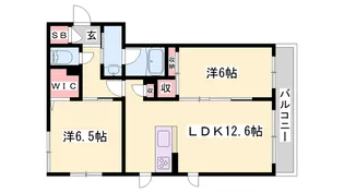 シャーメゾン・クライム【2階】の間取り
