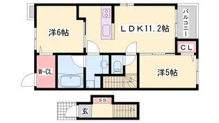 ファイン コルソⅤ【2階】の間取り