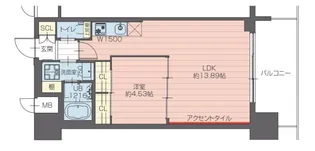 プレジオ永和ASIAN【0405号室】の間取り