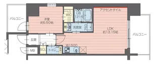 プレジオ永和ASIAN【0406号室】の間取り