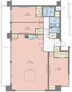 プレジオさくら夙川の間取り