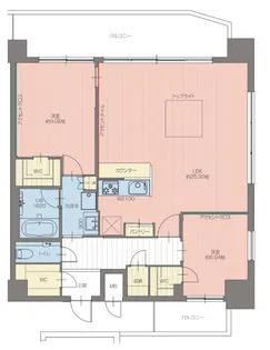 プレジオ梅田【1501号室】の間取り