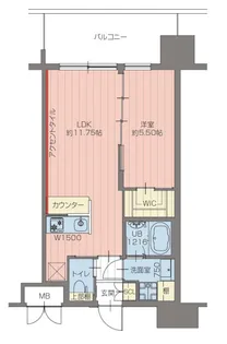プレジオ三国EURO【0303号室】の間取り