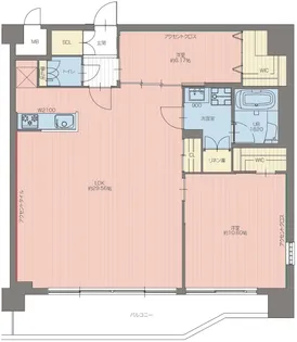 プレジオ宝塚ASIAN【0604号室】の間取り