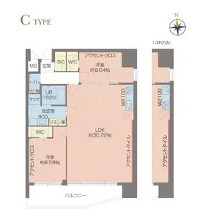 プレジオ北浜の間取り