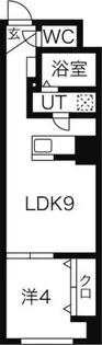 パークヒルズ中央12【9階】の間取り