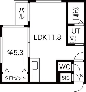 アストン.エム【3階】の間取り