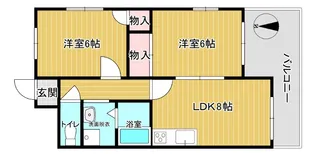 春本ビル【303号室】の間取り