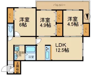 シャーメゾン榎の間取り