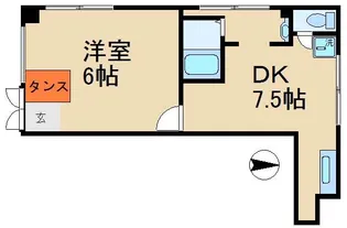 メゾンドブラン【105号室】の間取り