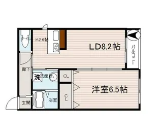 シャーメゾン森河内西【3階】の間取り