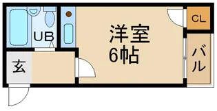 富尾マンション【4階】の間取り
