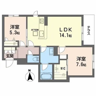 シャーメゾン深江北の間取り