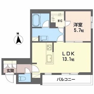 シャーメゾンリアン深江橋【2階】の間取り