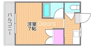 リトルハイム花尻58号館の間取り